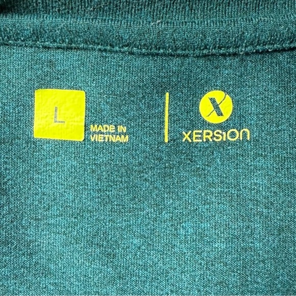 Xersion Women’s V-Neck Athletic Tee Teal Size Large - Picture 3 of 4